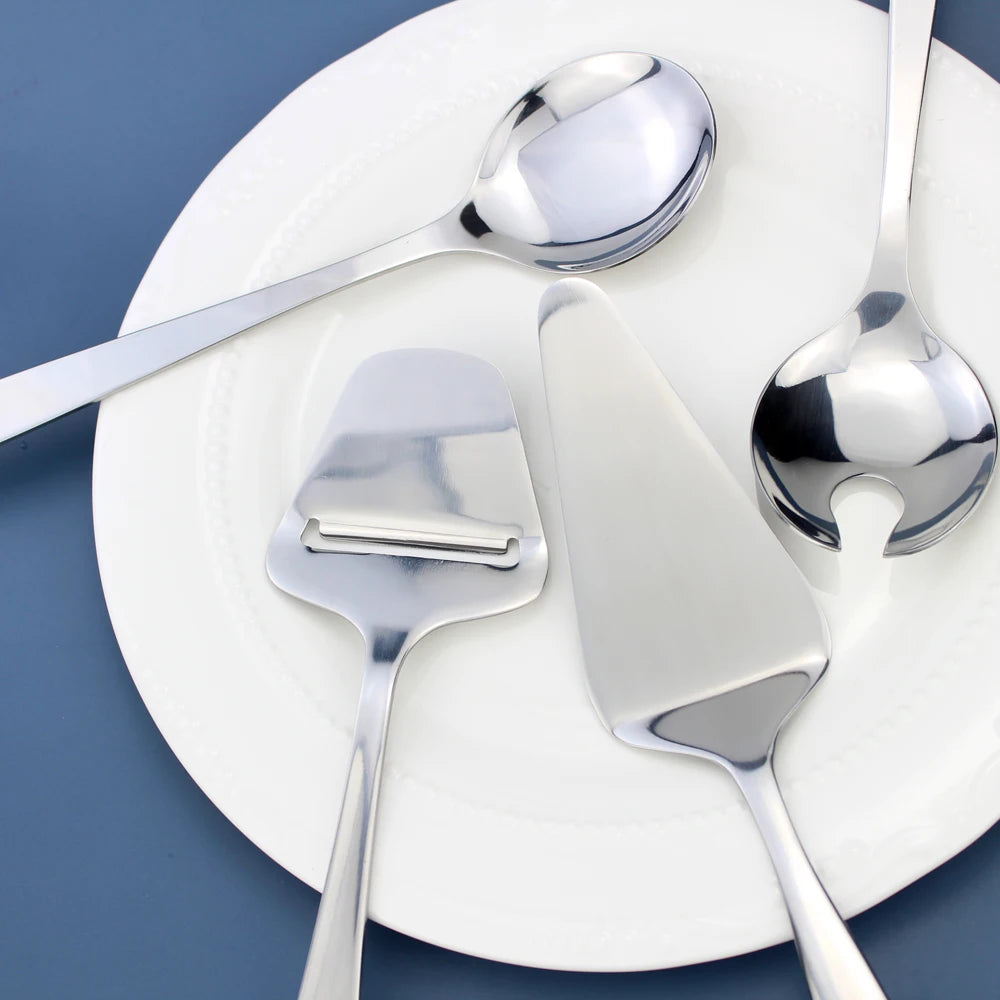 Deluxe Range of Cooking Utensils Antique or Polished Mirror Finish