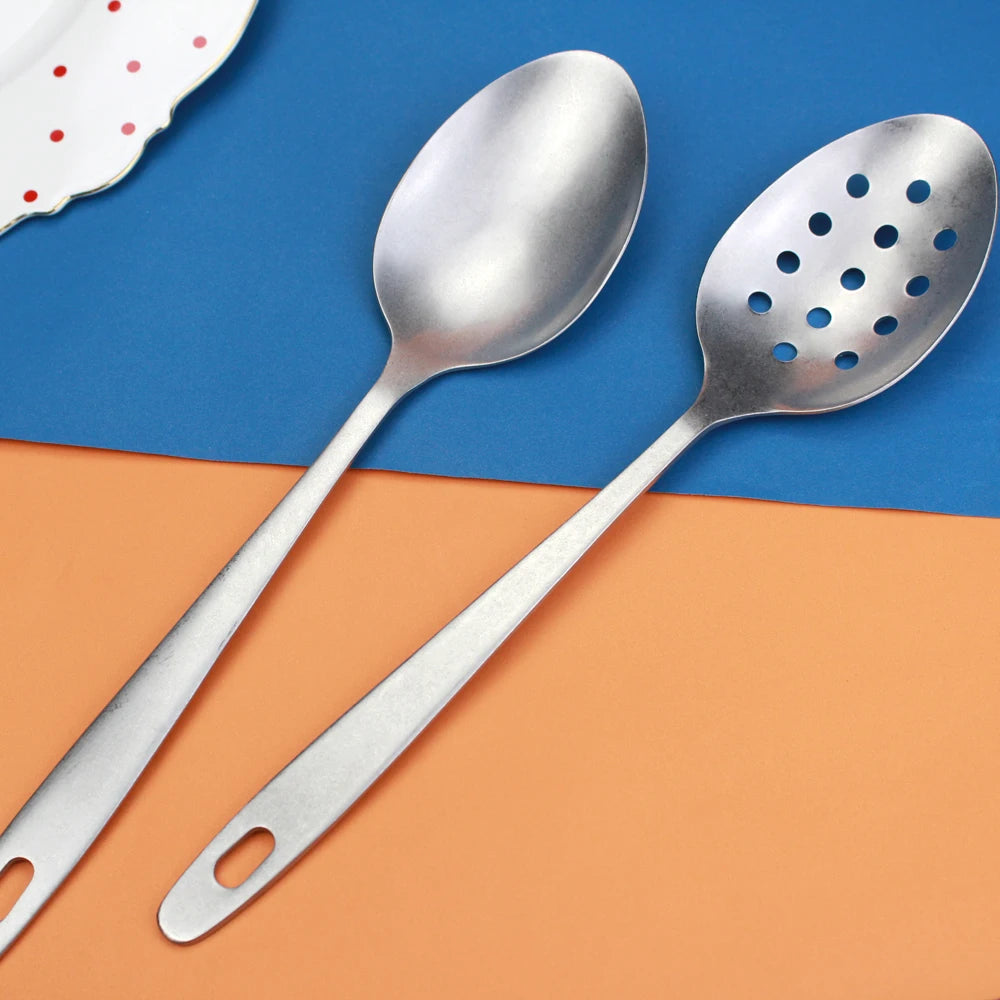 Deluxe Range of Cooking Utensils Antique or Polished Mirror Finish
