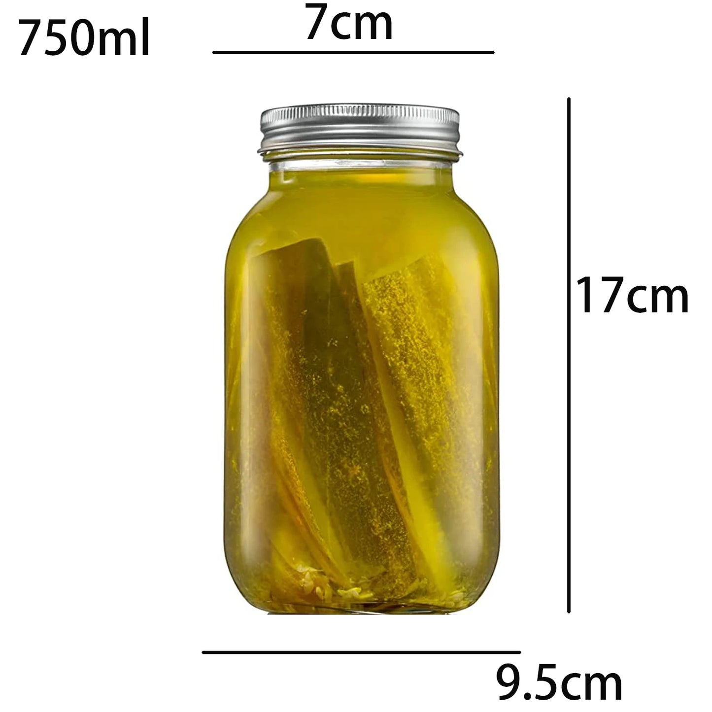 Mason Jars With Regular Lids and Bands