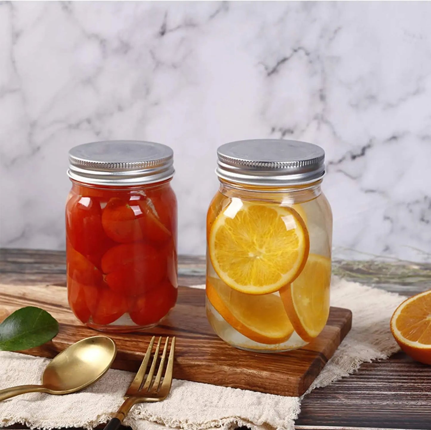 Mason Jars With Regular Lids and Bands