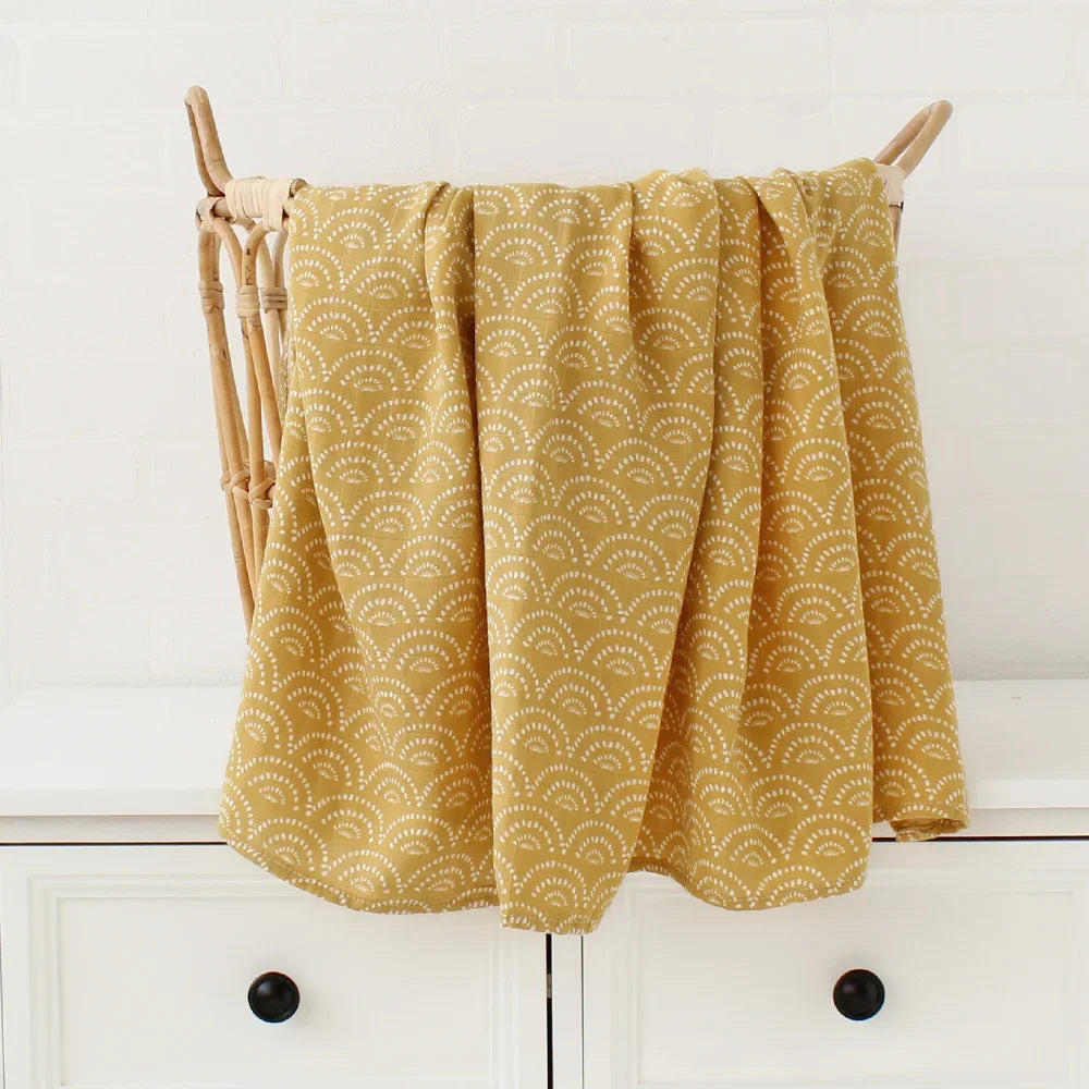 Bamboo Baby Blankets Newborn Muslin Swaddle 120x120 Baby Wrap