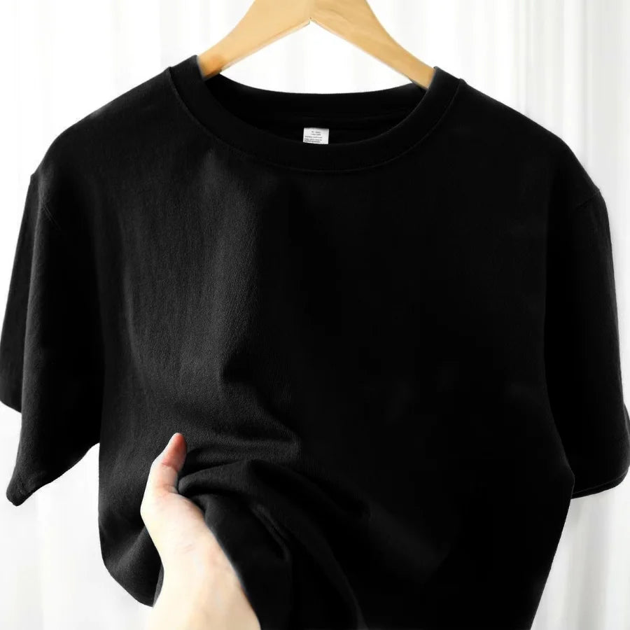 100% Cotton T-shirt O Neck Short-sleeve