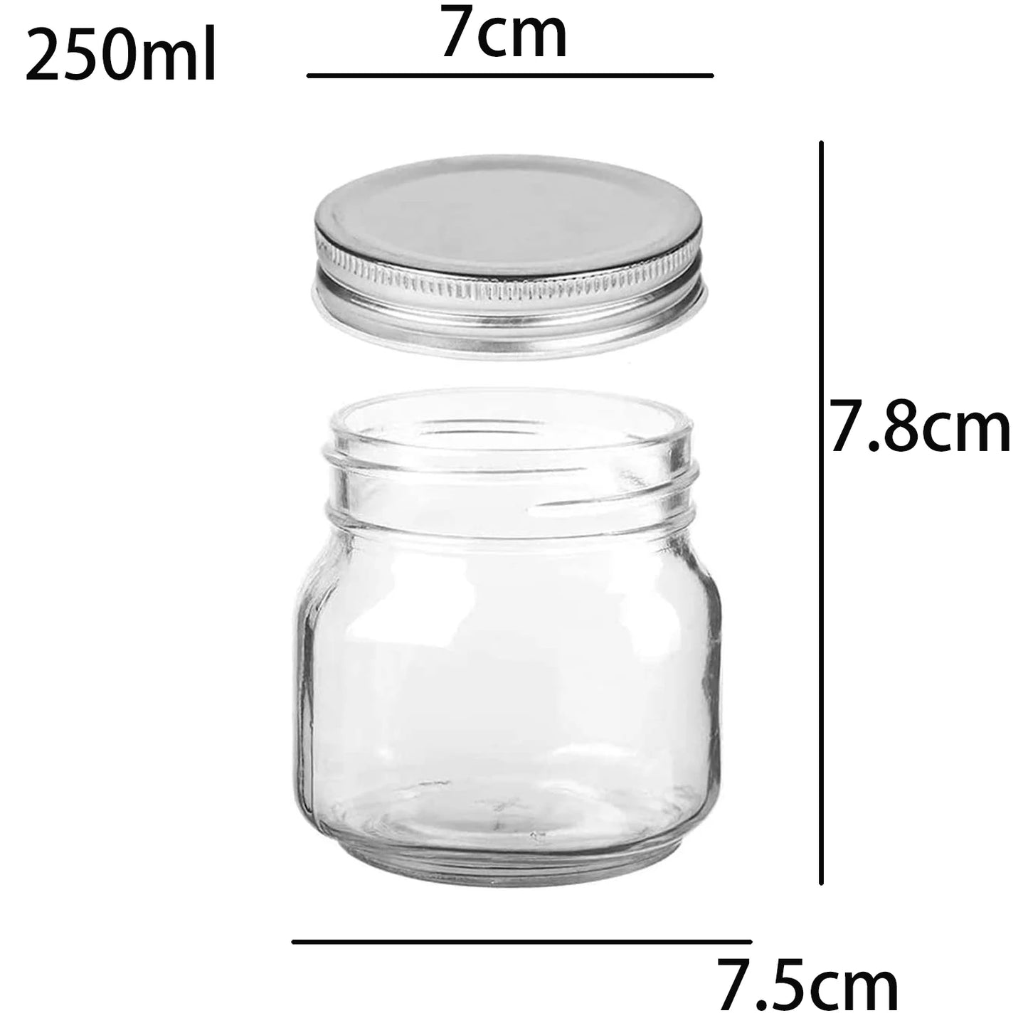 Mason Jars With Regular Lids and Bands