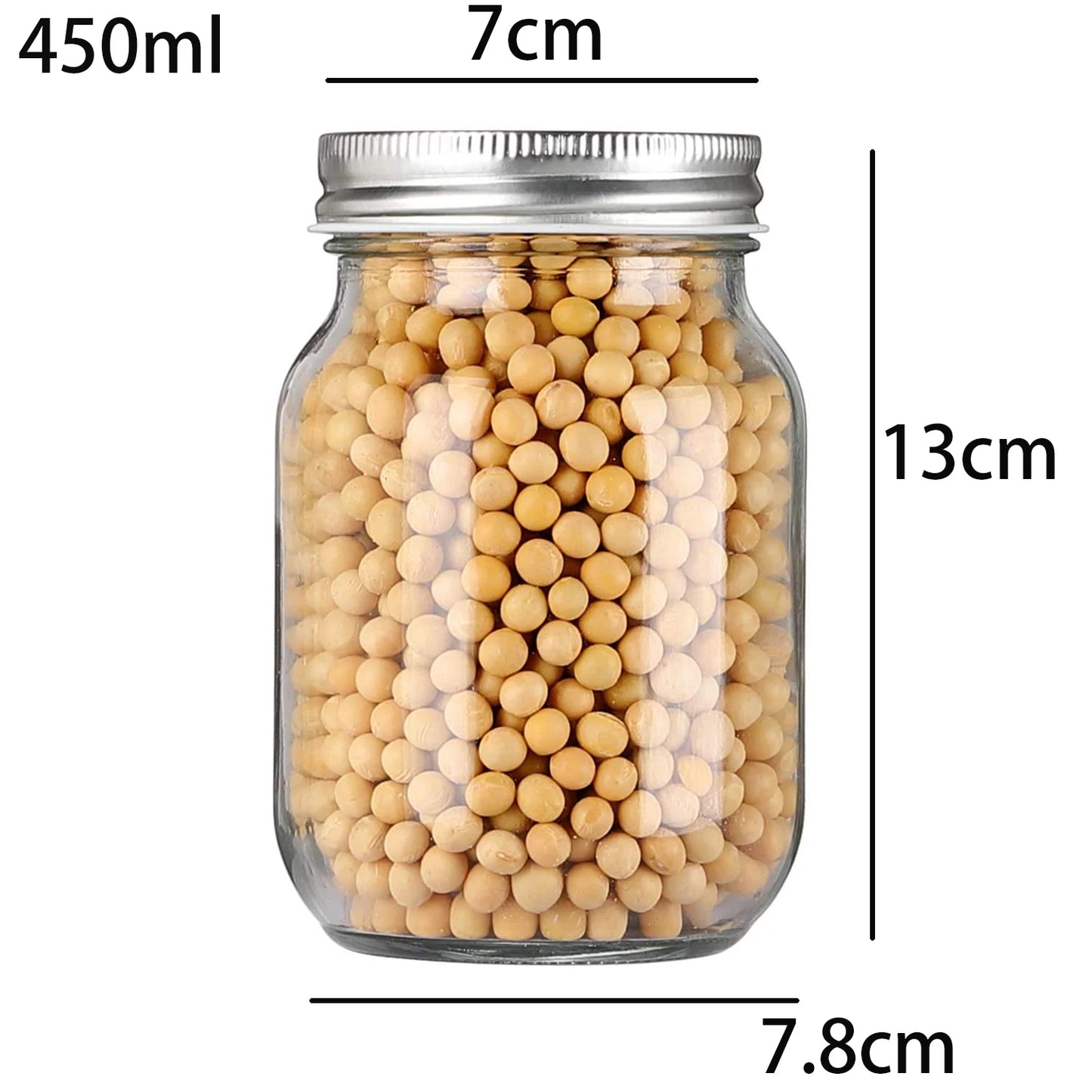 Mason Jars With Regular Lids and Bands