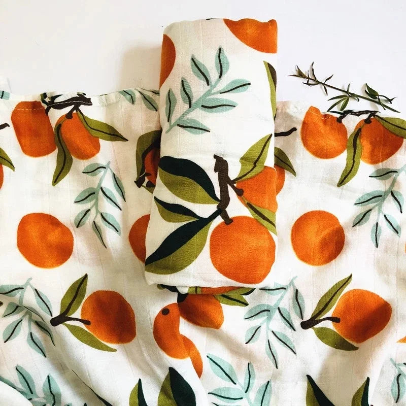 Bamboo Baby Blankets Newborn Muslin Swaddle 120x120 Baby Wrap