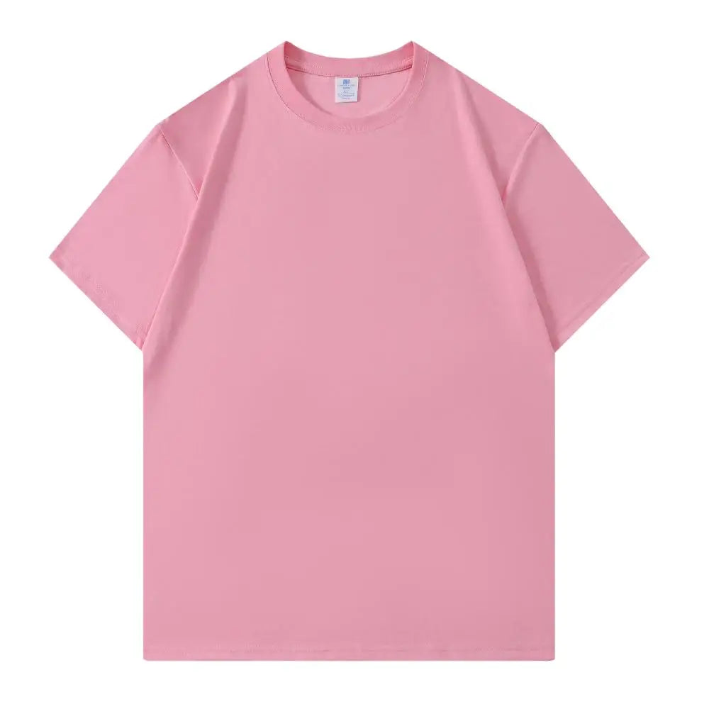 100% Cotton Basic White T Shirt Unisex Crew Neck