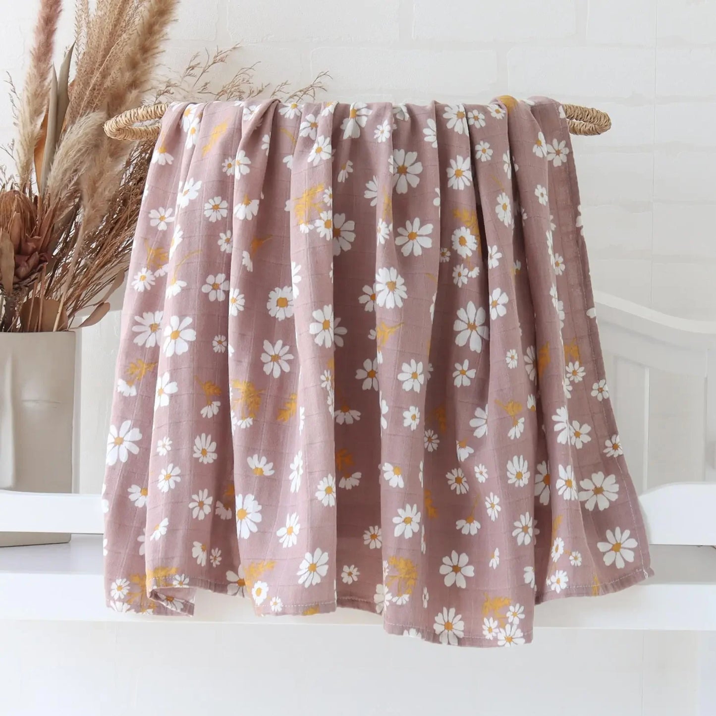 Bamboo Baby Blankets Newborn Muslin Swaddle 120x120 Baby Wrap