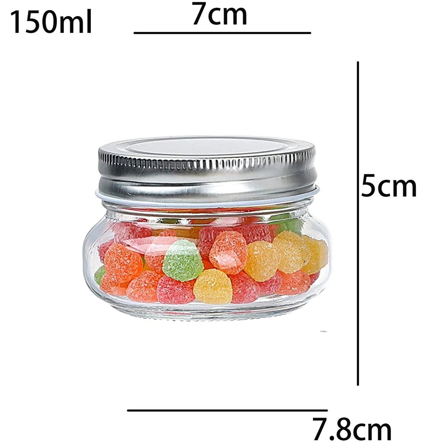 Mason Jars With Regular Lids and Bands