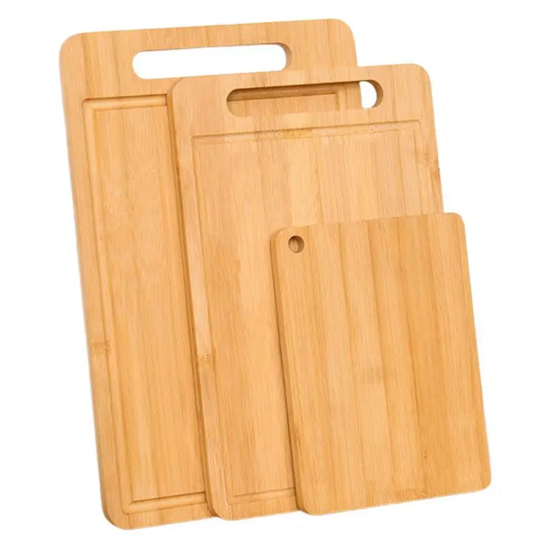 Large Kitchen Bamboo Cutting Board. Double-sided and Wall Hangable Chopping Board
