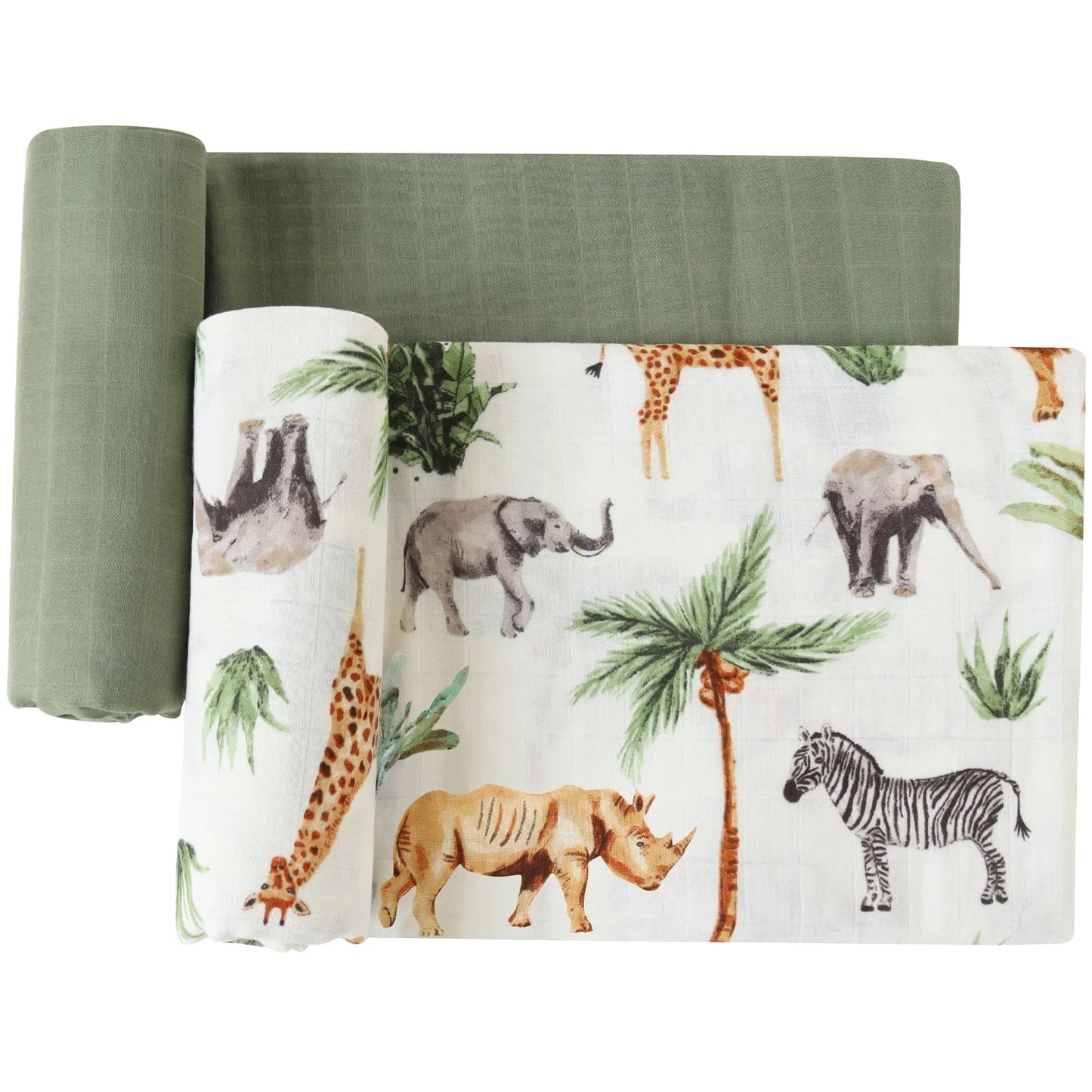 Bamboo Baby Blankets Newborn Muslin Swaddle 120x120 Baby Wrap