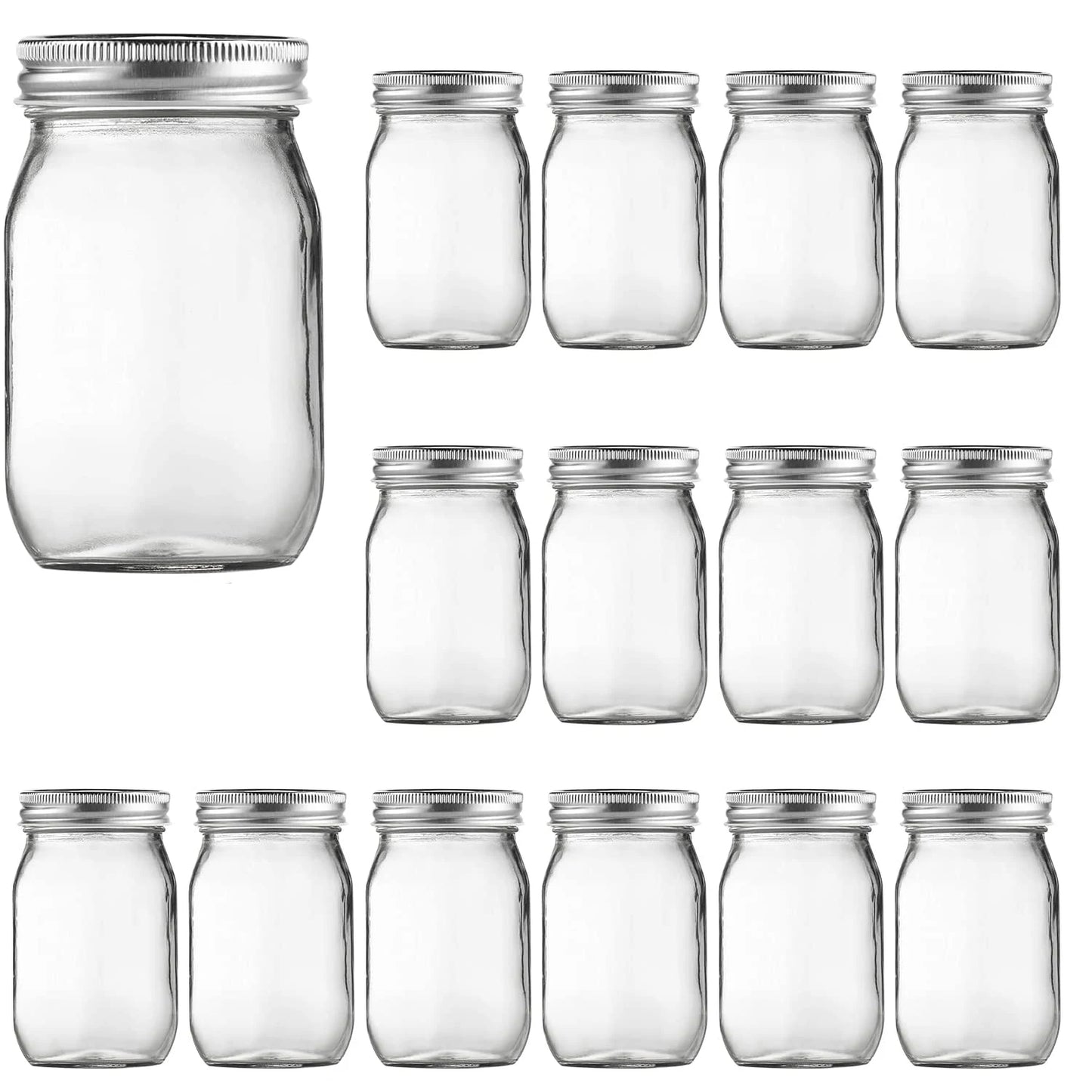Mason Jars With Regular Lids and Bands
