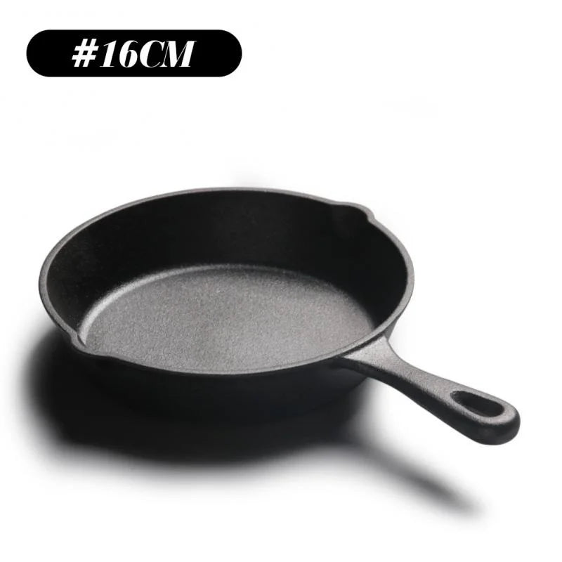 High Quality Cast Iron Pan 14cm 16cm 20cm Non Stick