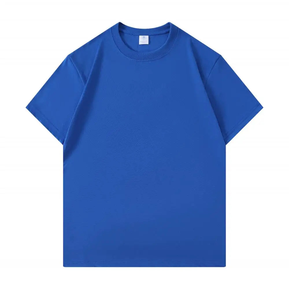 100% Cotton Basic White T Shirt Unisex Crew Neck