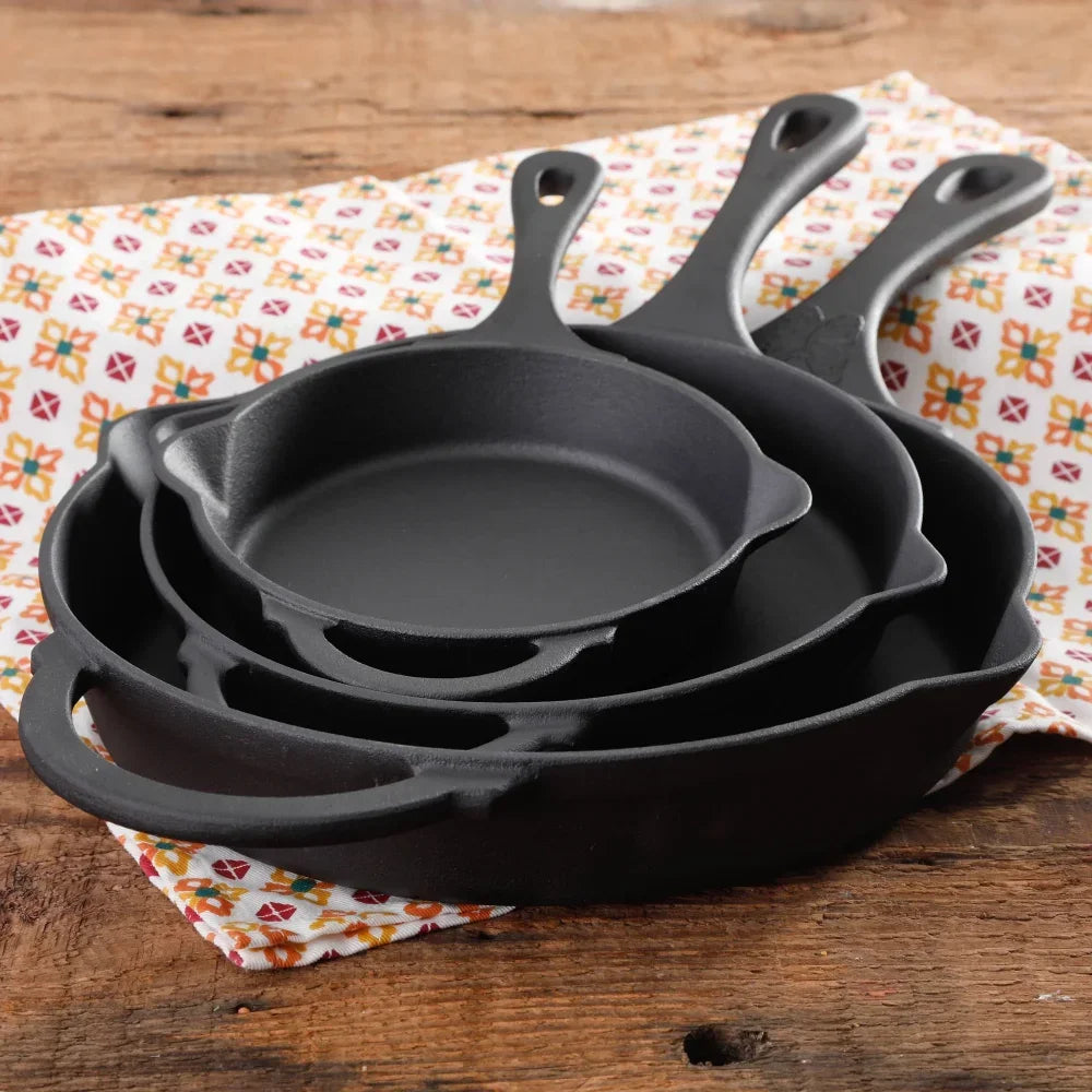 High Quality Cast Iron Pan 14cm 16cm 20cm Non Stick