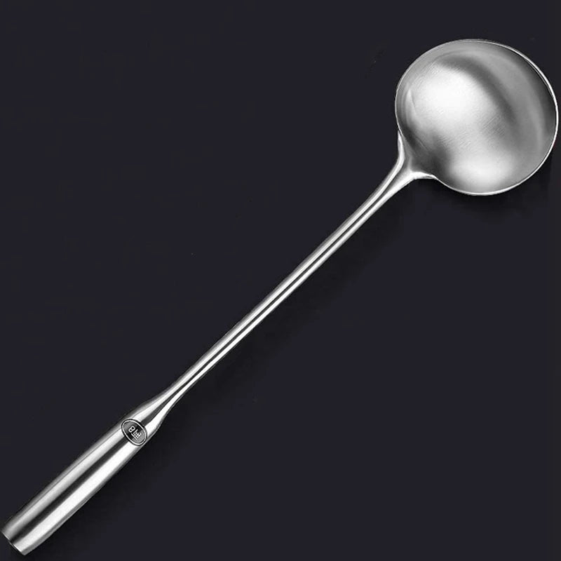 Soup Ladle, Wok Spatula with Long Handle. Rustproof, Heat Resistance Stainless steel