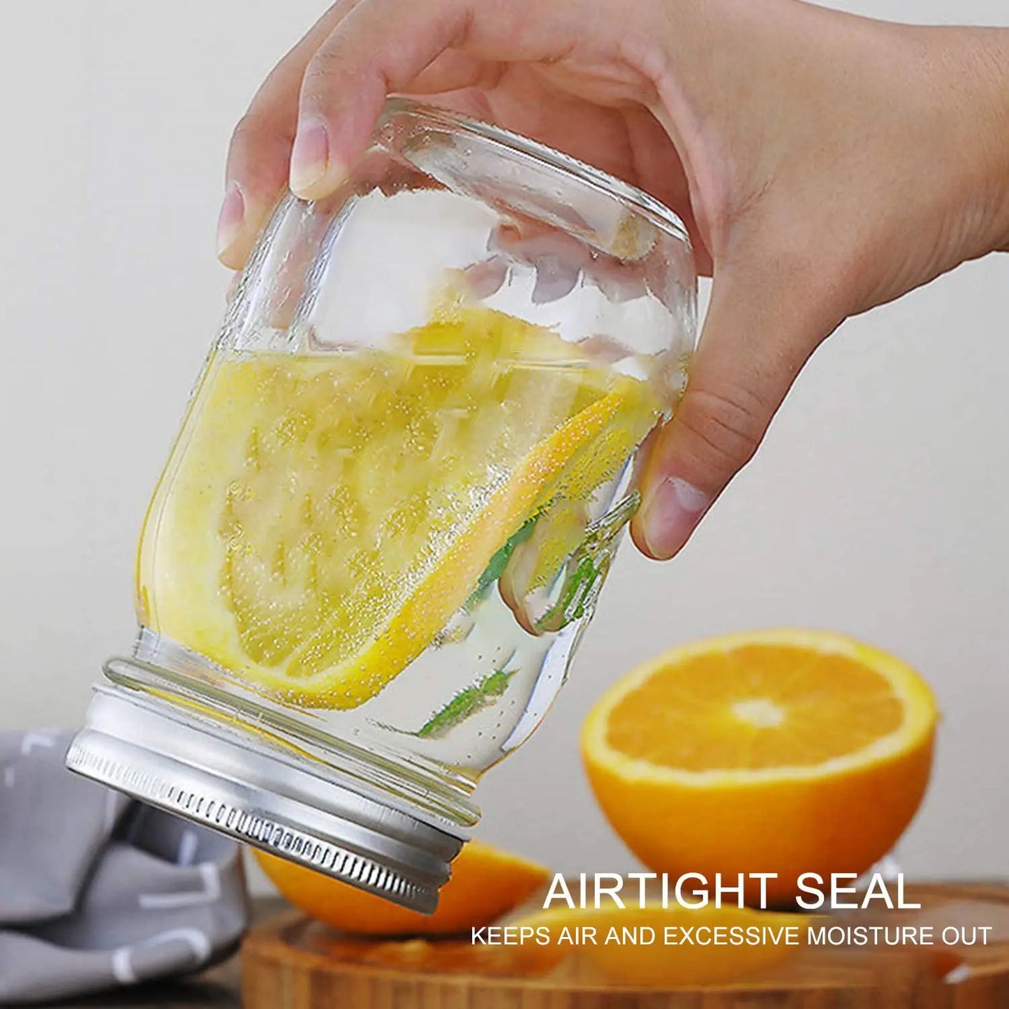 Mason Jars With Regular Lids and Bands