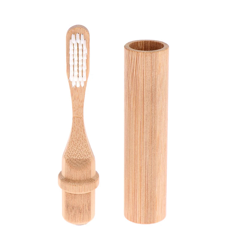 Natural Bamboo Travel Toothbrush (Collapsible)