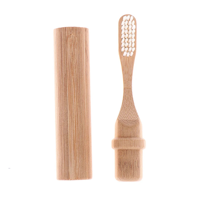 Natural Bamboo Travel Toothbrush (Collapsible)