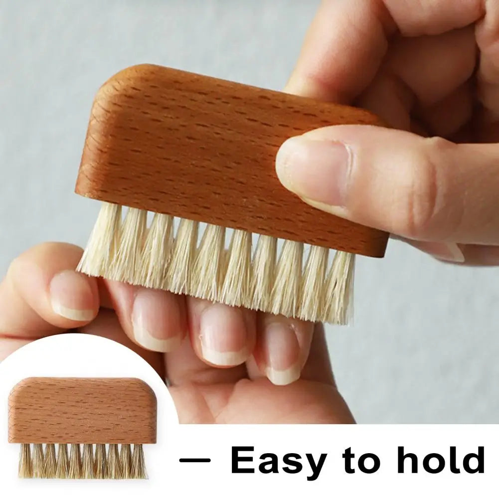 Boar Bristle Nail Brush COMPACT