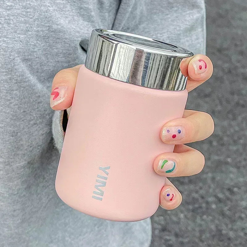 230ml Mini Stainless Steel 316 Thermos Mug Portable Pocket Vacuum Flask