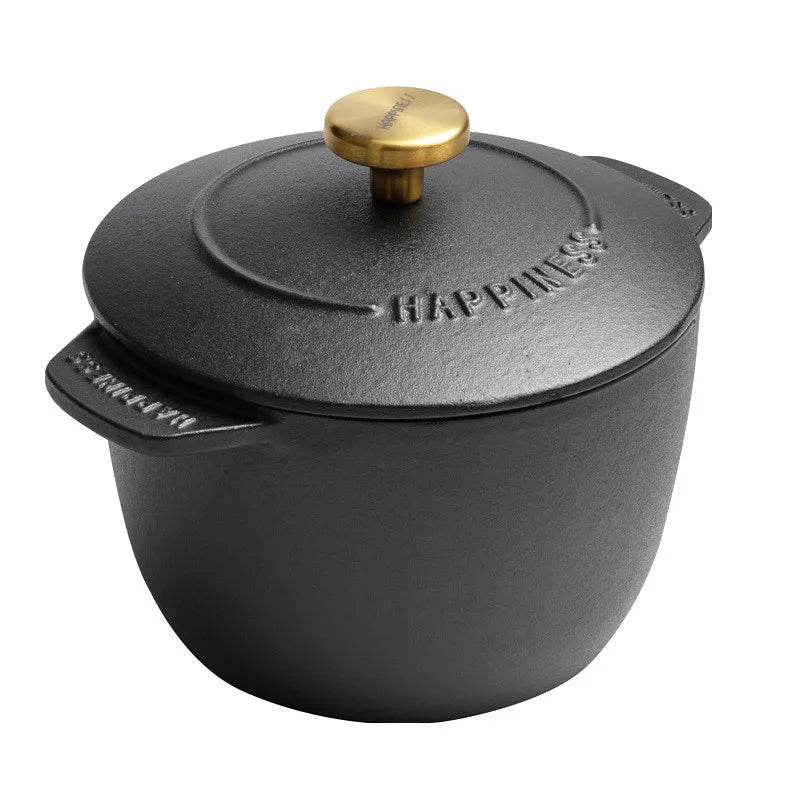 Cast Iron Dutch Oven Rice Cooker 16cm Stew Pot