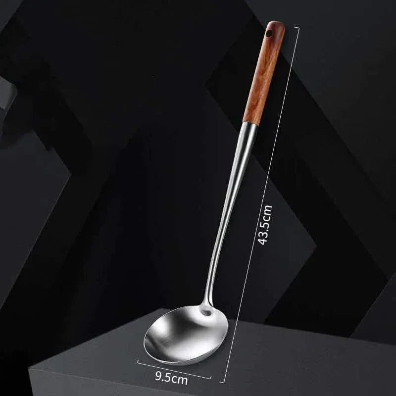 Luxe Design Wok Spatula & Ladle Tool Set