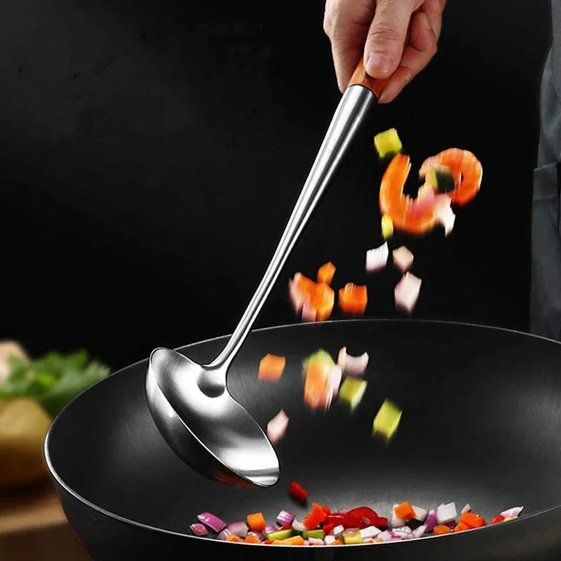 Luxe Design Wok Spatula & Ladle Tool Set