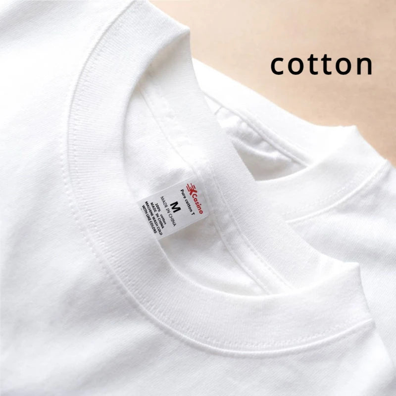 100% Cotton Solid Leisure Short Sleeve T-shirt