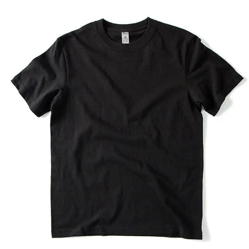 100% Cotton Solid Leisure Short Sleeve T-shirt