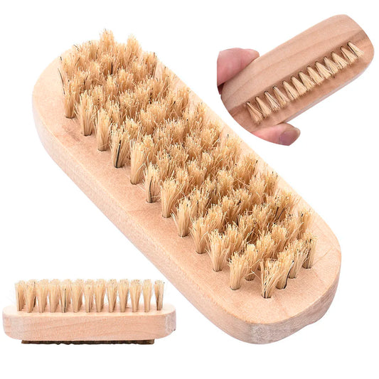 Double Sided Beechwood Nail Brush