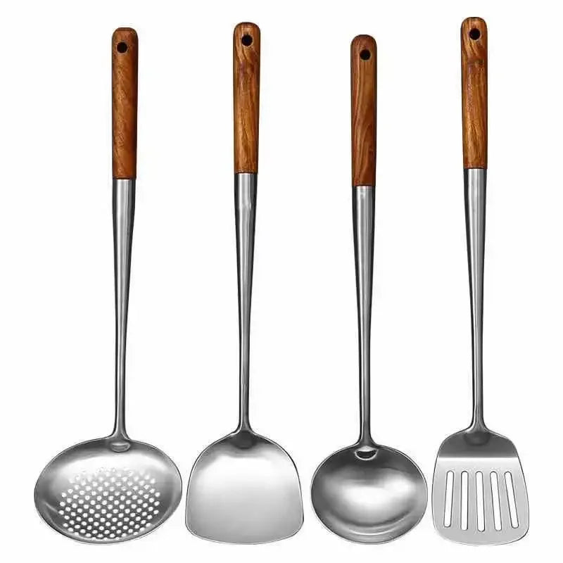 Luxe Design Wok Spatula & Ladle Tool Set