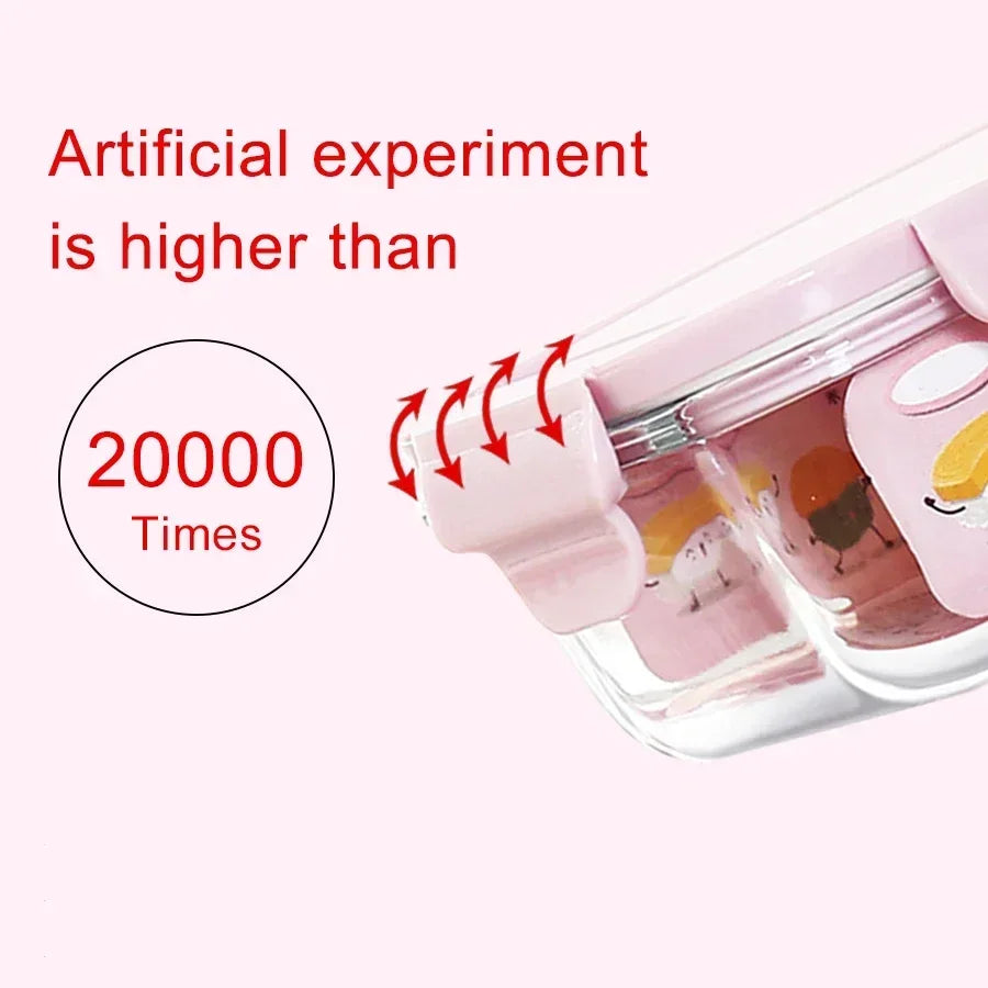 Leak Proof Glass Lunch Box and Meal Prep Containers
